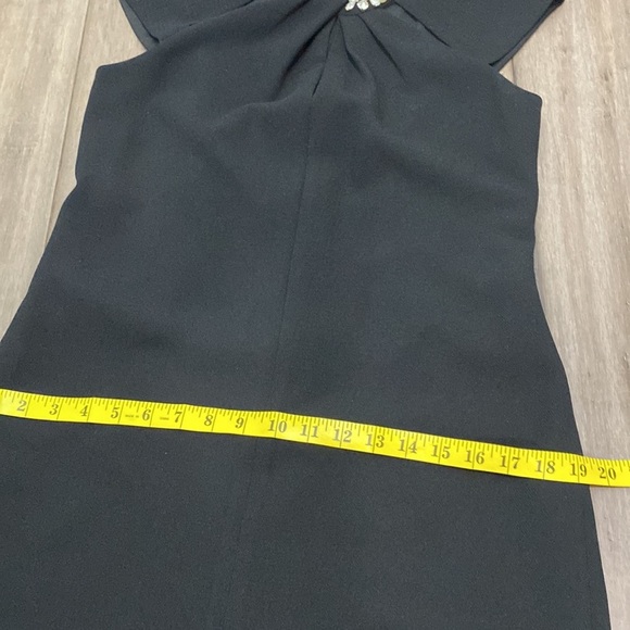 Eliza J bejeweled neckline black formal dress‎ sheath - Picture 8 of 10